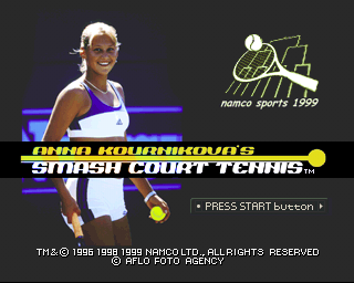 Anna Kournikova's Smash Court Tennis screenshot 3 for Playstation